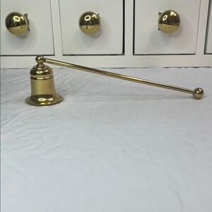 Elegant Gold Candle Snuffer